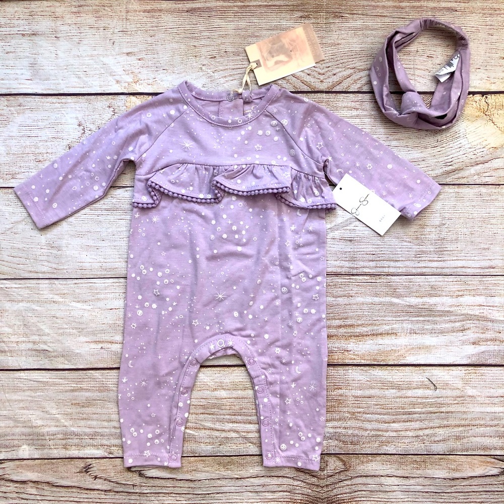 Jessica Simpson Romper and headband set - NEW